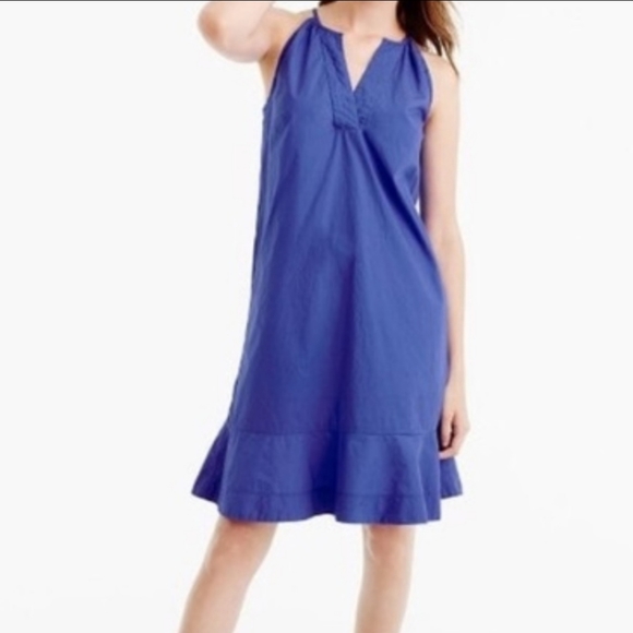 blue cotton sundress